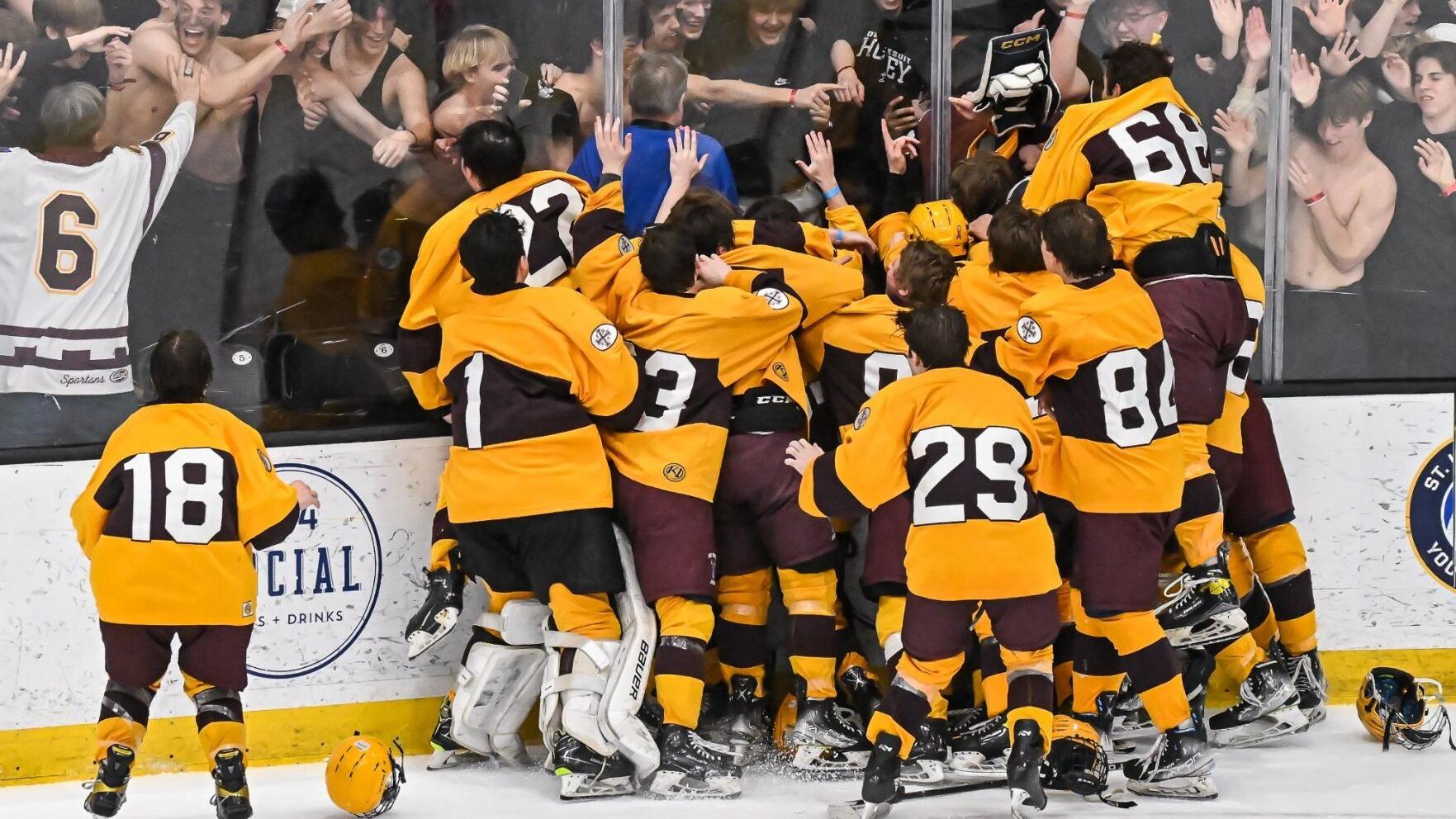 De Smet shuts out Marquette to earn 16th Mid States Challenge Cup hockey championship